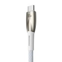 Baseus Glimmer Series kabel do szybkiego ładowania USB-A - USB-C 100W 480Mb/s 1m biały