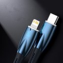 Baseus Glimmer Series kabel do szybkiego ładowania USB-A - USB-C 100W 480Mb/s 1m biały