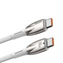 Kabel Baseus CADH000802 USB-C - USB-C PD 100W 5A 480Mb/s 2m - biały