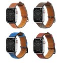 Strap Leather skórzany pasek Apple Watch SE, 9, 8, 7, 6, 5, 4, 3, 2, 1 (41, 40, 38 mm) opaska bransoleta brązowy