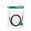 Kabel Ugreen AV127 10628 audio TRS mini jack 3,5mm / jack 6,35mm 2m - szary