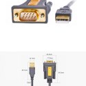 Ugreen kabel adapter USB-A - DB9 RS-232 1.5m szary (CR104)