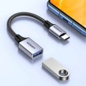 Ugreen kabel adapter przejściówka OTG USB-C (męski) - USB-A (żeński) 5Gb/s 0.15m czarny (US378)