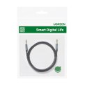 Ugreen kabel audio AUX wtyczka kątowa minijack 3,5 mm 2m niebieski (AV112)