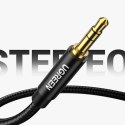 Ugreen kabel audio AUX wtyczka prosta minijack 3,5 mm 1,5 m niebieski (AV112)