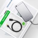 Ugreen kabel przedłużacz przejściówka USB-A (męski) - USB-A (żeński) USB 3.0 5Gb/s 0.5m czarny (US129)