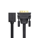 Ugreen kabel przewód adapter DVI (męski) - HDMI (żeński) 0.15m czarny (20118)