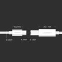 Ugreen kabel przewód do drukarki USB-C - USB-B 480Mb/s 1m biały (US241)