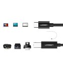 Ugreen kabel przewód do drukarki USB-C - USB-B 480Mb/s 2m czarny (US241)