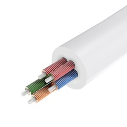 Ugreen kabel przewód rozdzielacz słuchawkowy mini jack 3,5 mm - 2 x mini jack 3,5mm (2 x wyjście stereo) 20cm biały (AV134)