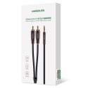 Ugreen kabel przewód audio 3,5 mm mini jack (męski) - 2RCA (męski) 2m miedziany (AV170)