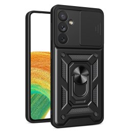 Hybrid Armor Camshield etui do Samsung Galaxy A14 pancerny pokrowiec z osłoną na aparat czarne