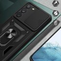 Hybrid Armor Camshield etui do Samsung Galaxy A14 pancerny pokrowiec z osłoną na aparat niebieskie