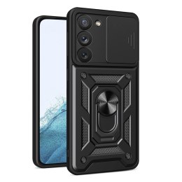 Hybrid Armor Camshield etui do Samsung Galaxy S23 pancerny pokrowiec z osłoną na aparat czarne