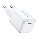 Ładowarka sieciowa GaN 20W USB-C Ugreen Nexode mini CD318 - biała