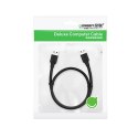 Ugreen kabel USB - USB 2.0 480Mb/s 0.25m czarny (US102)