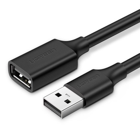 Ugreen kabel przedłużacz USB (męski) - USB (żeński) 2.0 480Mb/s 3m czarny (US103)