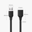 Ugreen kabel przedłużacz USB (męski) - USB (żeński) 2.0 480Mb/s 3m czarny (US103)