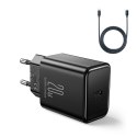 Ładowarka USB C 20W PD Joyroom JR-TCF06 z kablem USB C - Lightning - czarna