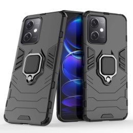 Ring Armor etui do Xiaomi Redmi Note 12 5G / Poco X5 5G pancerny pokrowiec uchwyt magnetyczny ring czarne