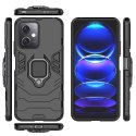 Ring Armor etui do Xiaomi Redmi Note 12 5G / Poco X5 5G pancerny pokrowiec uchwyt magnetyczny ring czarne