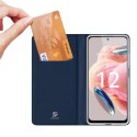 Dux Ducis Skin Pro etui do Xiaomi Redmi Note 12 pokrowiec z klapką portfel na kartę podstawka niebieskie