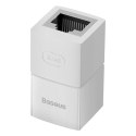 Złączka sieciowa łącznik kabli Ethernet RJ-45 Baseus AirJoy Series 10 szt. - biała