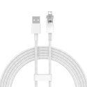 Baseus Explorer Series kabel przewód USB - Lightning 2,4A 2 m biały (CATS010102)