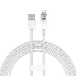 Baseus Explorer Series kabel przewód USB - Lightning 2,4A 2 m biały (CATS010102)