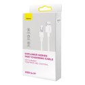 Baseus Explorer Series kabel przewód USB - Lightning 2,4A 2 m biały (CATS010102)