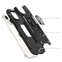 Pancerne etui z uchwytem na palec do iPhone 15 Plus Wozinsky Ring Armor - czerwone