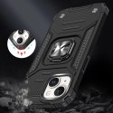 Pancerne etui z uchwytem na palec do iPhone 15 Plus Wozinsky Ring Armor - czerwone