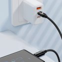 Kabel Wozinsky WUCCC1 USB-C - USB-C PD 100W 480Mb/s 1m z wyświetlaczem - czarny