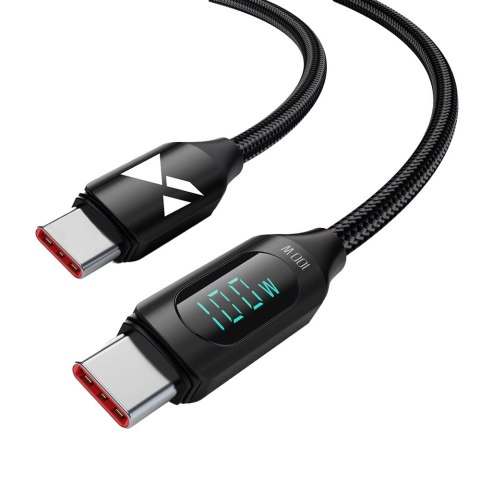 Kabel Wozinsky WUCCC2 USB-C - USB-C PD 100W 5A 480Mb/s 2m - czarny