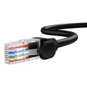 Kabel Ethernet Baseus High Speed Cat 5 RJ-45 1000Mb/s 5m okrągły - czarny