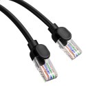 Kabel Ethernet Baseus High Speed Cat 5 RJ-45 1000Mb/s 5m okrągły - czarny