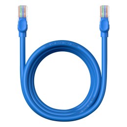 Kabel Ethernet Baseus High Speed Cat 6 RJ-45 1000Mb/s 3m okrągły - niebieski