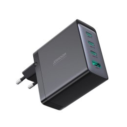 Ładowarka GaN Joyroom JR-TCG04EU 100W 3x USB-C USB-A + kabel USB-C / USB-C 100W - czarna