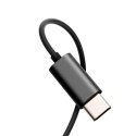 Słuchawki douszne USB-C Joyroom TYPE-C Series JR-EC07 metalowe - czarne