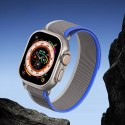 Sportowy pasek na rzepy do Apple Watch 9 / 8 / 7 / 6 / SE / 5 / 4 / 3 / 2 / 1 (38, 40, 41 mm) Dux Ducis Strap YJ Version - niebi