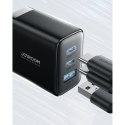 Szybka ładowarka Joyroom JR-TCF10 2x USB-C USB-A 32W (wtyczka UK) - czarna