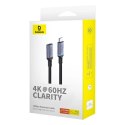 Kabel Baseus B0063370C111-00 USB-C - USB-C 4K 60Hz 100W 5A 10Gb/s 0,5m - czarny