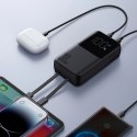 Mini powerbank Joyroom JR-PBC06 z wbudowanymi kablami USB-C / Lightning 30W 10000mAh - czarny