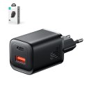 Szybka ładowarka sieciowa Joyroom JR-TCF08EU Speed Series 30W USB-A / USB-C PD/QC/AFC/FCP - czarna