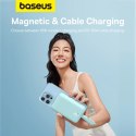 Powerbank Baseus Magnetic Mini MagSafe 10000mAh 20W z wbudowanym kablem Lightning - niebieski + kabel Baseus Simple Series USB-C