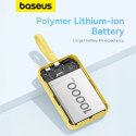 Powerbank Baseus Magnetic Mini MagSafe 10000mAh 20W z wbudowanym kablem Lightning - żółty + kabel Baseus Simple Series USB-C - U