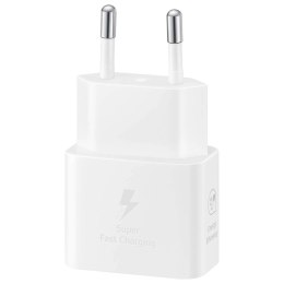 Ładowarka sieciowa Samsung EP-T2510NWEGEU GaN USB-C 25W SFC - biała