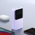 Mini powerbank Joyroom JR-PBC07 20000mAh 30W z kablami USB-C i Lightning - fioletowy