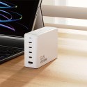 Ładowarka Dudao A228EU GaN 1x USB-A 4x USB-C PD 228W - biała