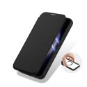 Etui Dux Ducis Skin X Pro do Samsung S24 z magnetycznym ringiem i klapką - czarne